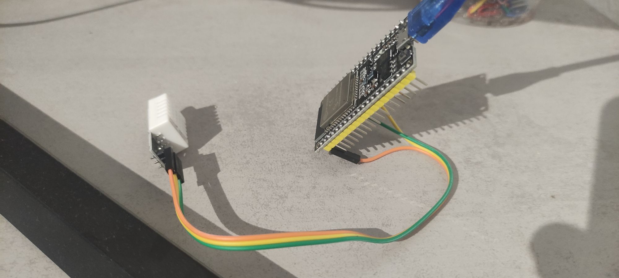 ESP32 + humidity sensor using ESPHome