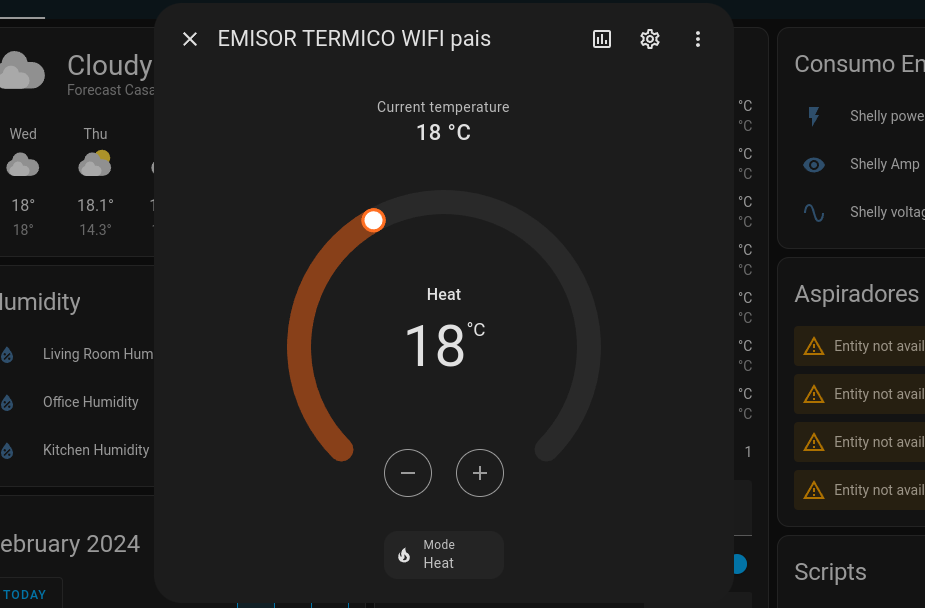 Full thermal emitter automation with Home Assistant and Local Tuya